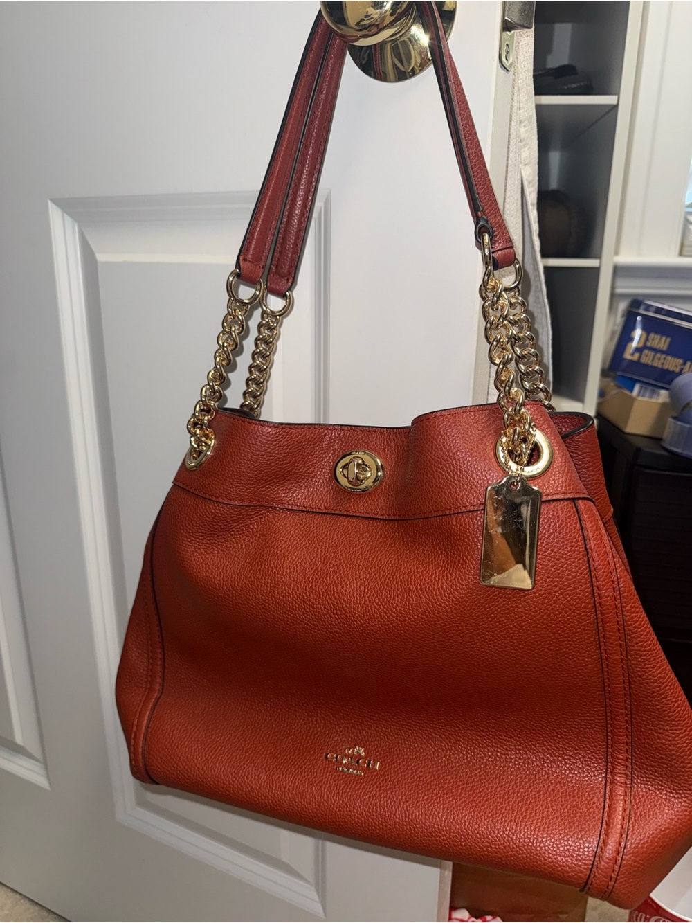 Coach Turnlock Edie Shoulder Bag